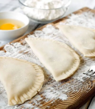 Chebureks with cheese
