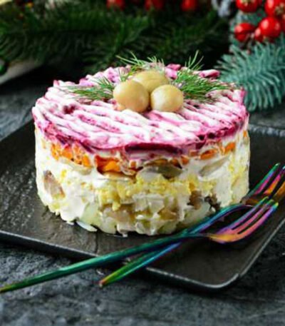 Salad "Salmon"